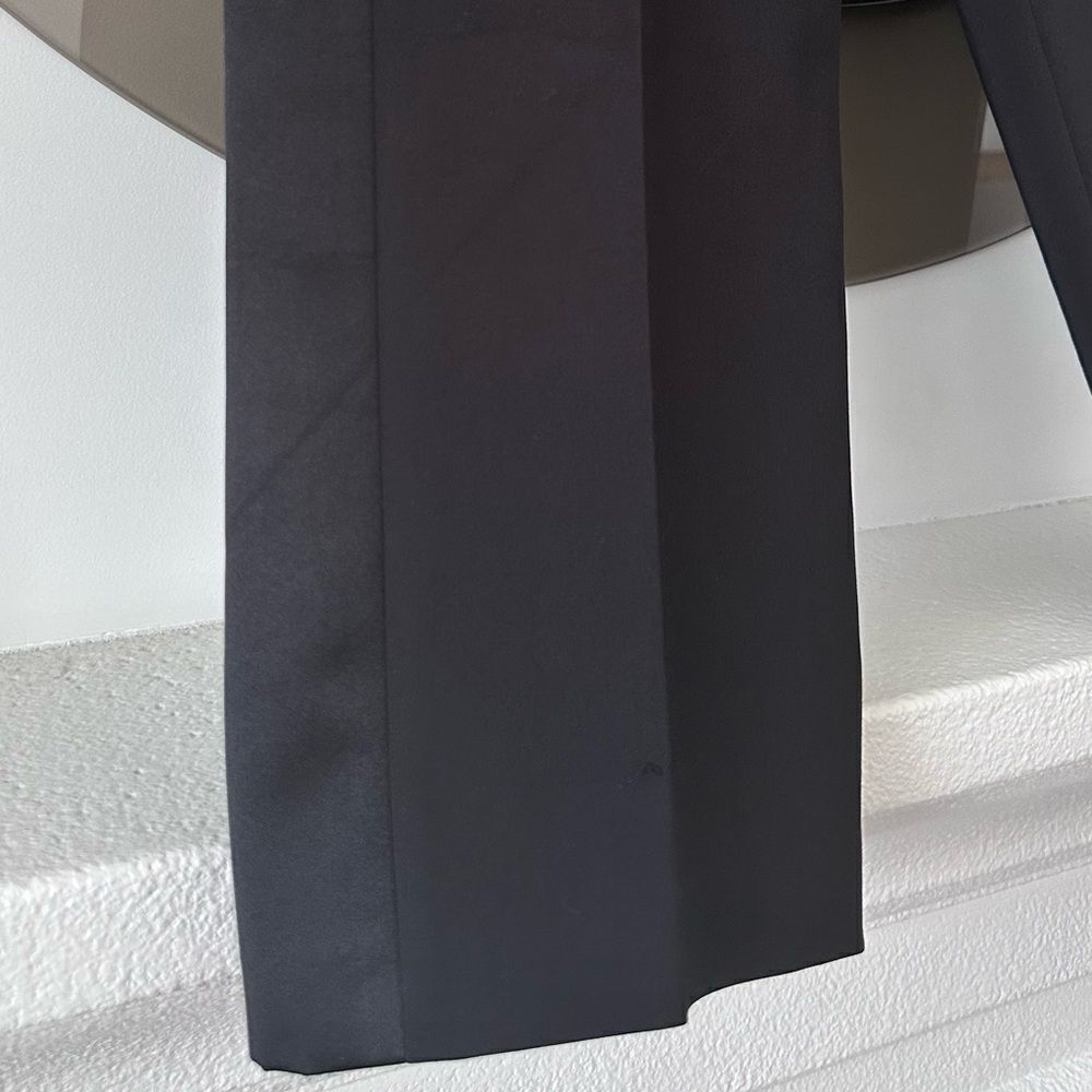 CLAUDIO TONELLO LUXURY MADE IN ITALY TUXEDO STYLE CROP PANTS, Size 44 Large - Picture 2 of 7